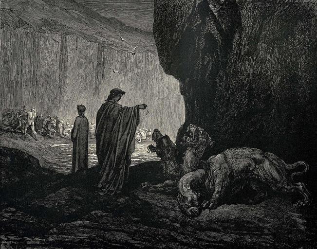 Inferno. Incisione di Gustave Doré